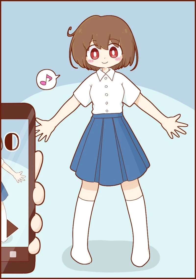 여사친에게 퍼리화 어플을 써보았다 Manhwa_1.webp