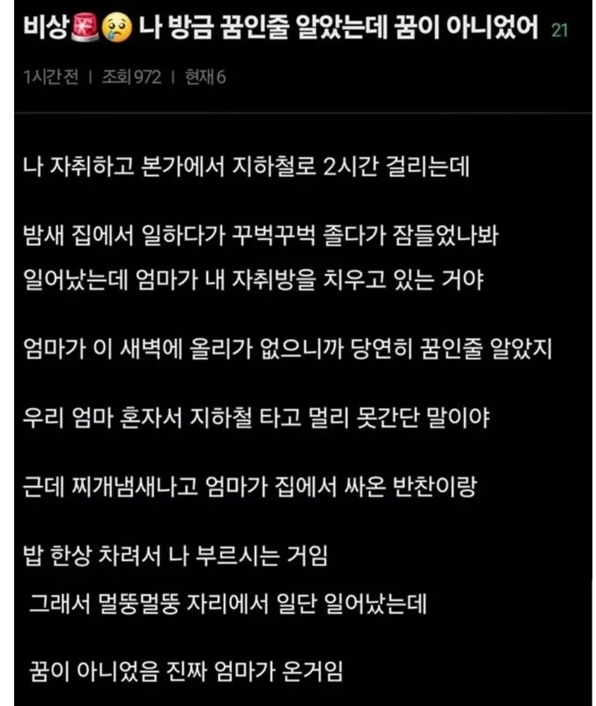 갑자기 자취방에 찾아온 엄마.jpg_1.webp