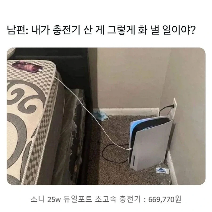 남편이 핸드폰 충전기 100만원짜리 샀다는데 감정해주세요.jpg_1.webp