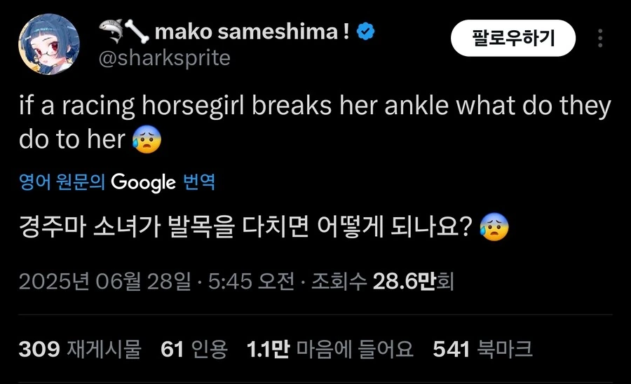 양덕:우마무스메가 다리 불구되면 어떻게돼여 _1.jpg