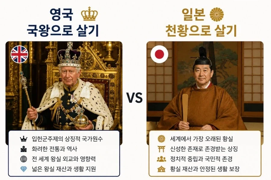 영국 국왕으로 살기 vs 일본 천황으로 살기.jpg_1.webp