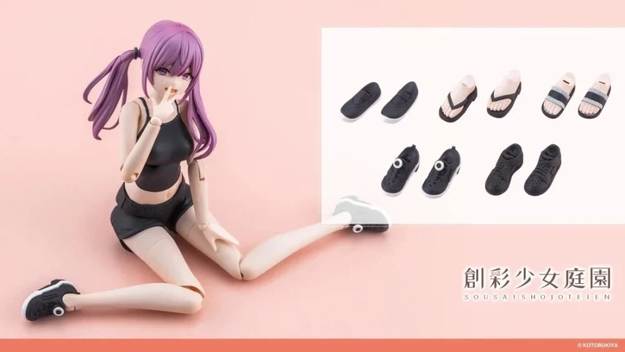 [코토부키야] 창채소녀정원 드레스 업 슈즈 Vol.1 컬러 C 샘플 사진_1.webp