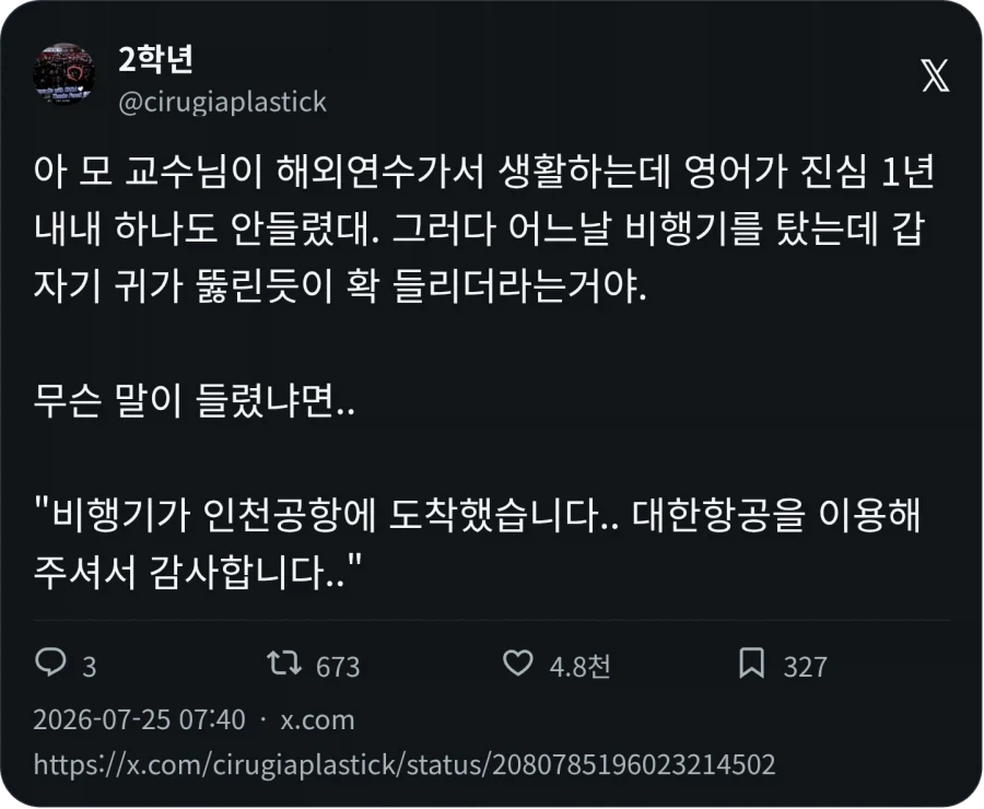 영어가 도저히 트이지 않았던 교수_1.webp