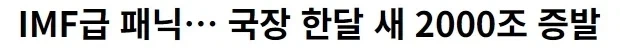 국장 한달새 2000조 증발_1.webp