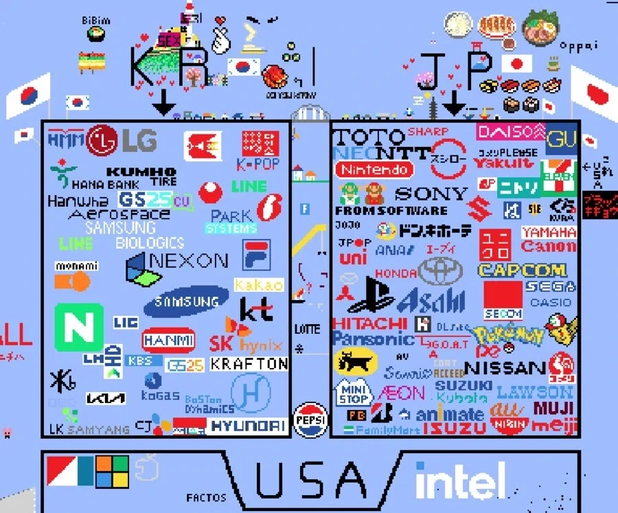 지도에 그림그리기 유행했을때 웃겼던것_1.webp