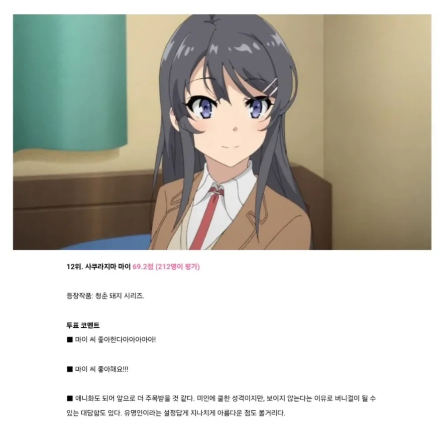 일본에서 뽑은 신부로 삼고 싶은 여자 캐릭터 TOP 20_10.webp