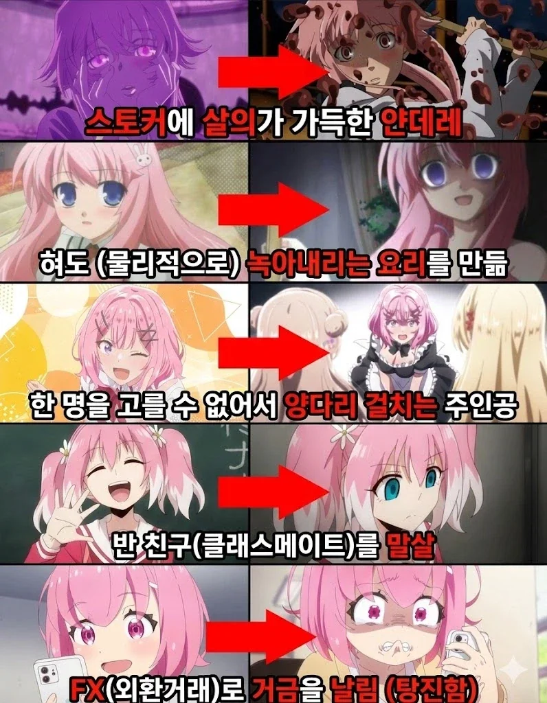 애니 속 정신나간 핑챙녀들_1.webp