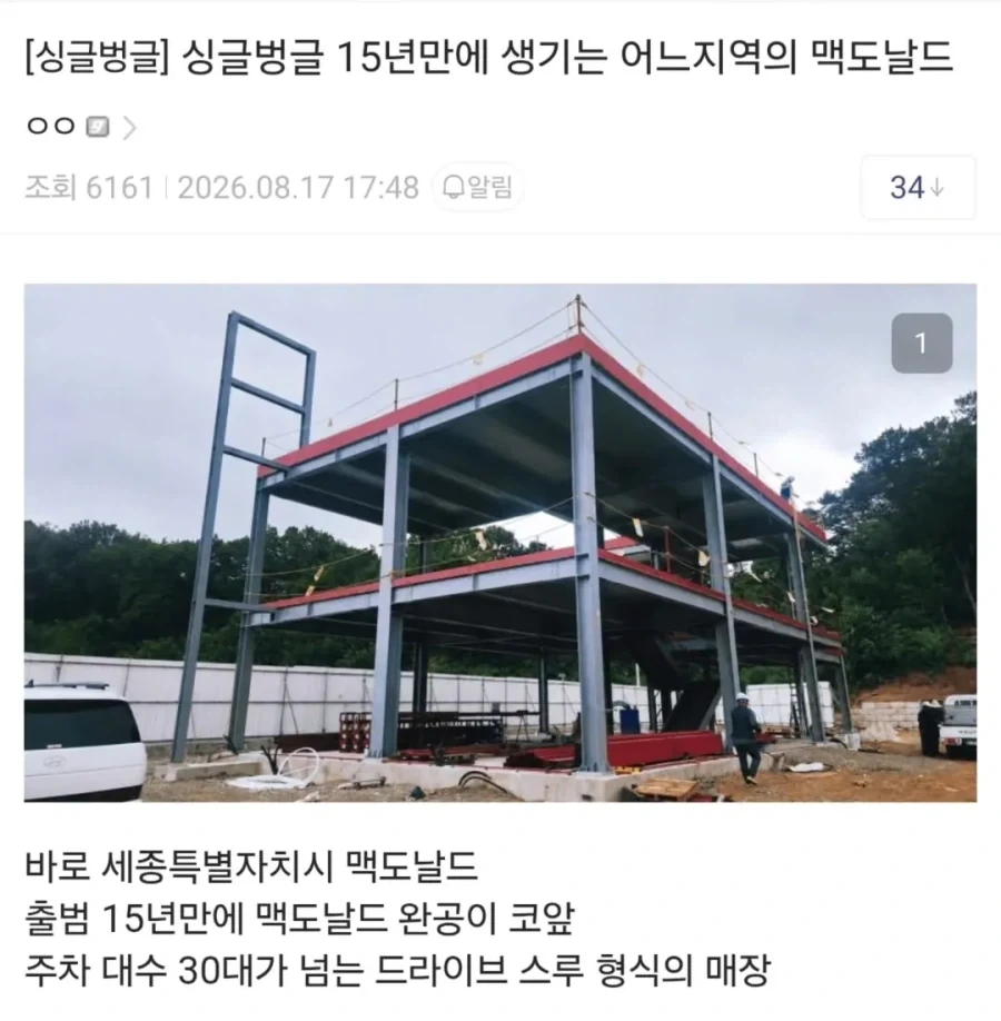 15년만에 생기는 어느 지역의 맥도날드.jpg_1.webp