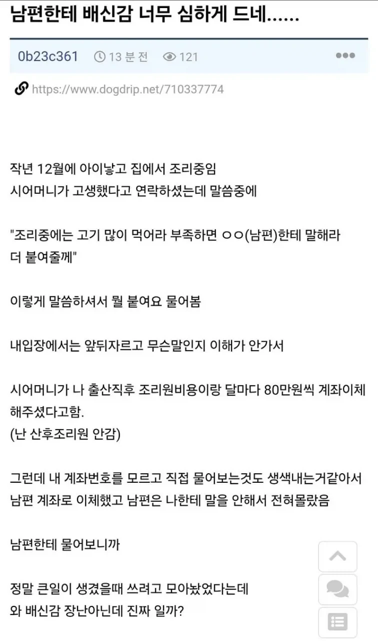 남편에게 배신감느낀다는 와이프_1.webp