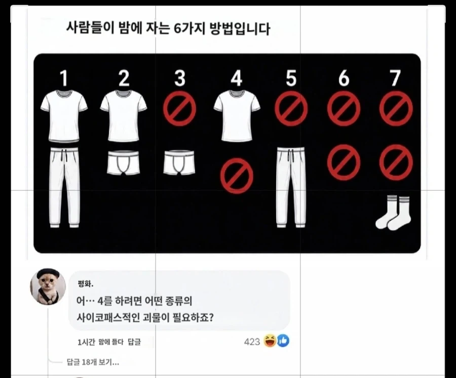 사람들이 밤에 잘때 6가지 타입이 있다고 한다_1.webp