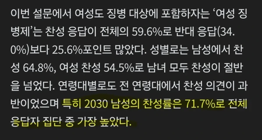 여성징병 설문 찬반비율의 재밌는 점_1.webp