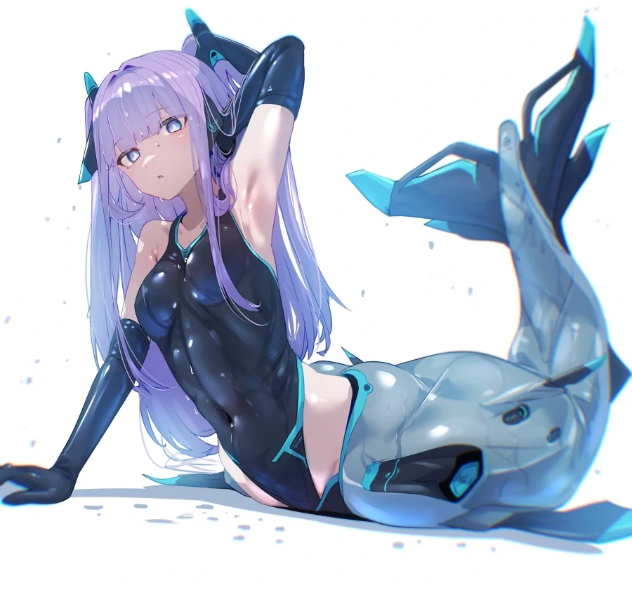 메카-인어 미소녀_1.webp