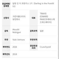 크런치롤) 달링 인 더 프랑키스 심의접수