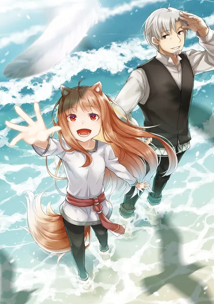 늑대와 향신료 25권 표지 일러_1.webp