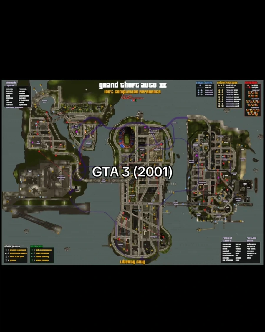 GTA 시리즈별 전체 지도..._4.webp