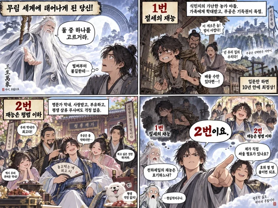 절세의 재능+빈곤 VS 최악의 둔재+부자_1.webp