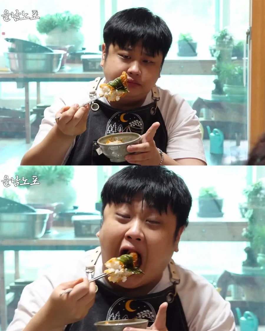 야무지게 잘 먹는다고 이쁨 받는 윤남노 셰프.jpg_1.webp