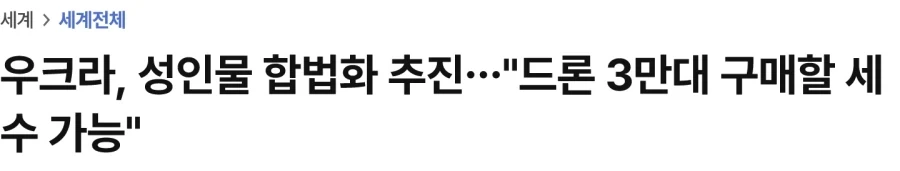우크라이나 야동 합법화로 드론 3만대_1.webp