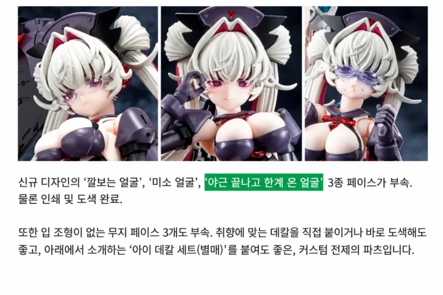 간호사 컨셉 프라모델에 들어있는 얼굴파츠 이름_1.webp