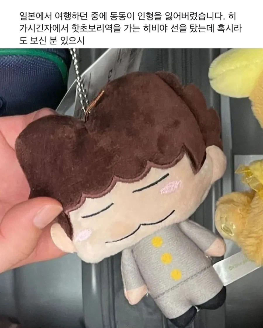 일본에서 동동이 인형 잃어버린 사람_1.webp
