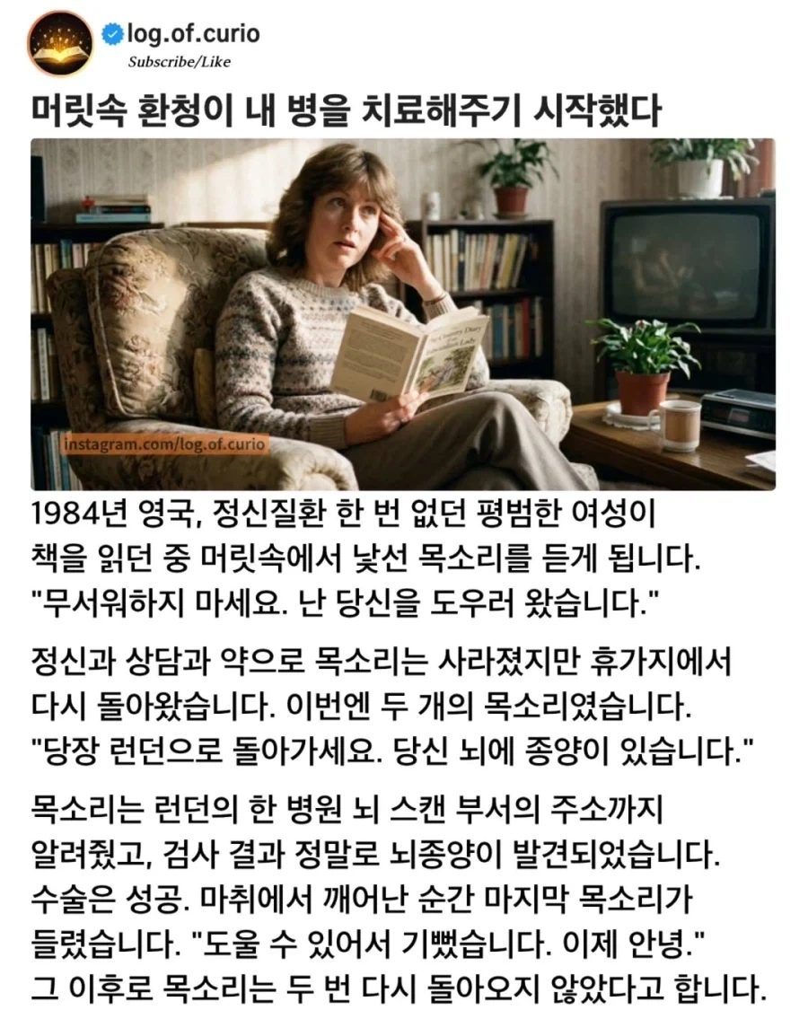 머릿속 환청이 내 병을 치료해주기 시작했다._1.webp