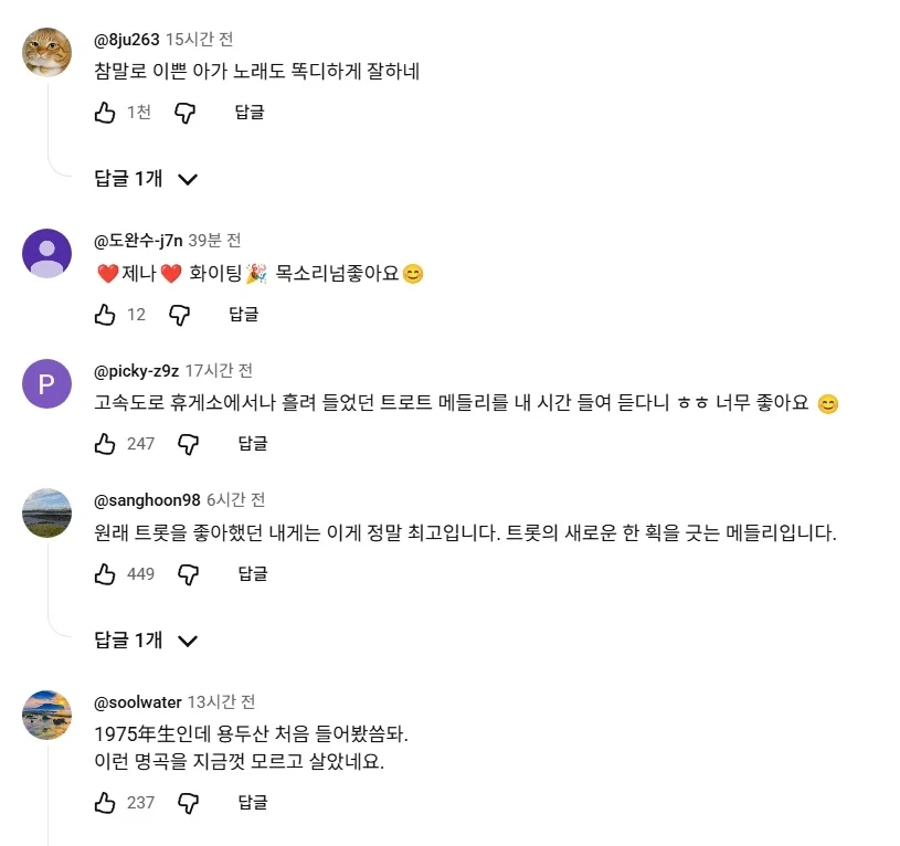 안원잘부 트로트편 댓글창 개웃기네 ㅋㅋㅋ_9.webp
