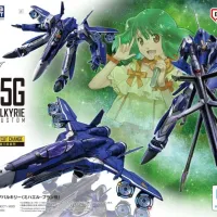 HG 1/100 VF-25G 메사이어 발키리 미하엘 블랑 기 패키지 일러스트