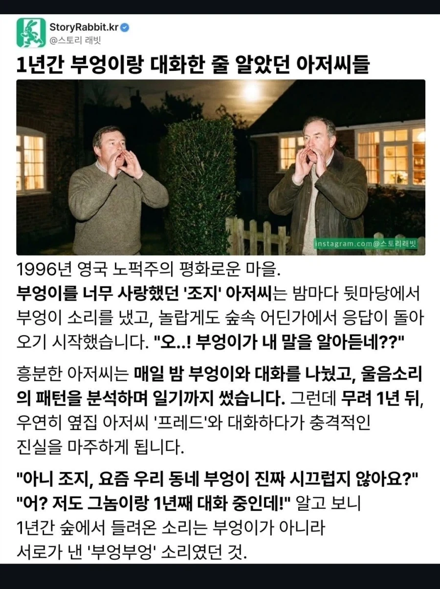 1년동안 부엉이와 대화한 줄 알았던 아저씨들.jpg_1.webp