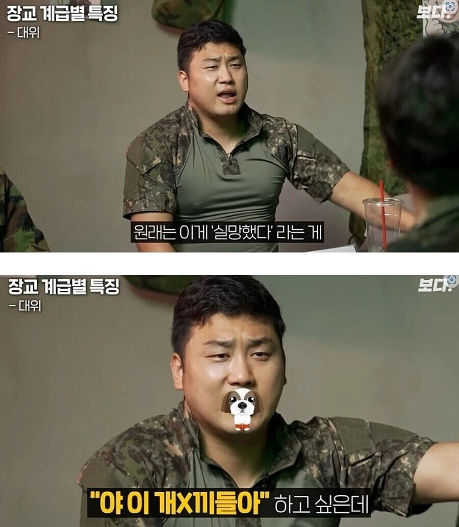중대장들이 맨날