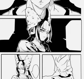 드디어 오공을 만난 셀 완전체.manga