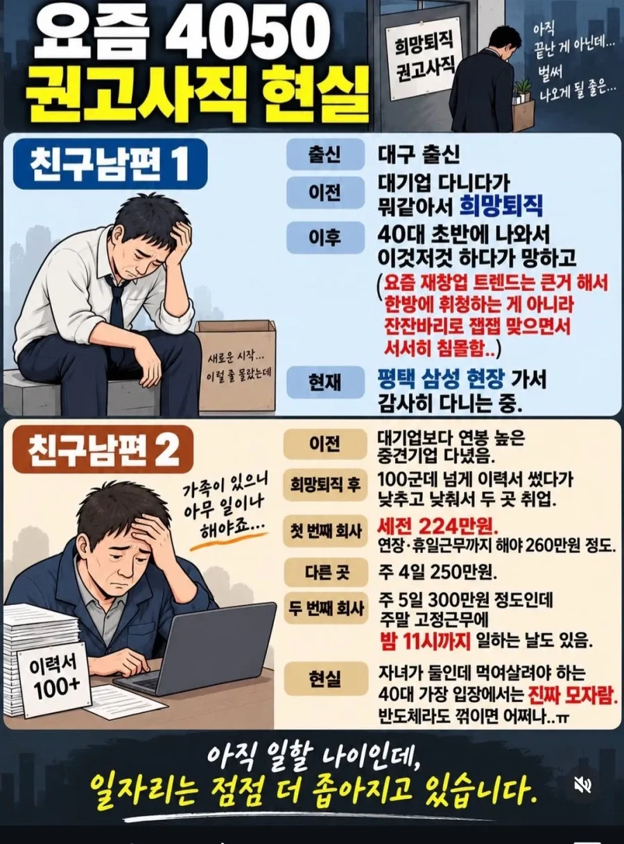 간신히 취직 후 자리 잡더니 제일 걱정된다는 미래_1.webp