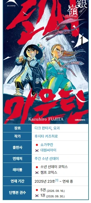 드디어 한국 발매하는 꼭서의 작가 후지타 카즈히로 신작.JPG_1.webp