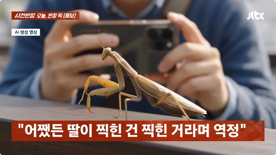 사마귀 사진 찍었는데 내 딸 찍은거 아니냐고 의심하는 아줌마.jpg_14.webp
