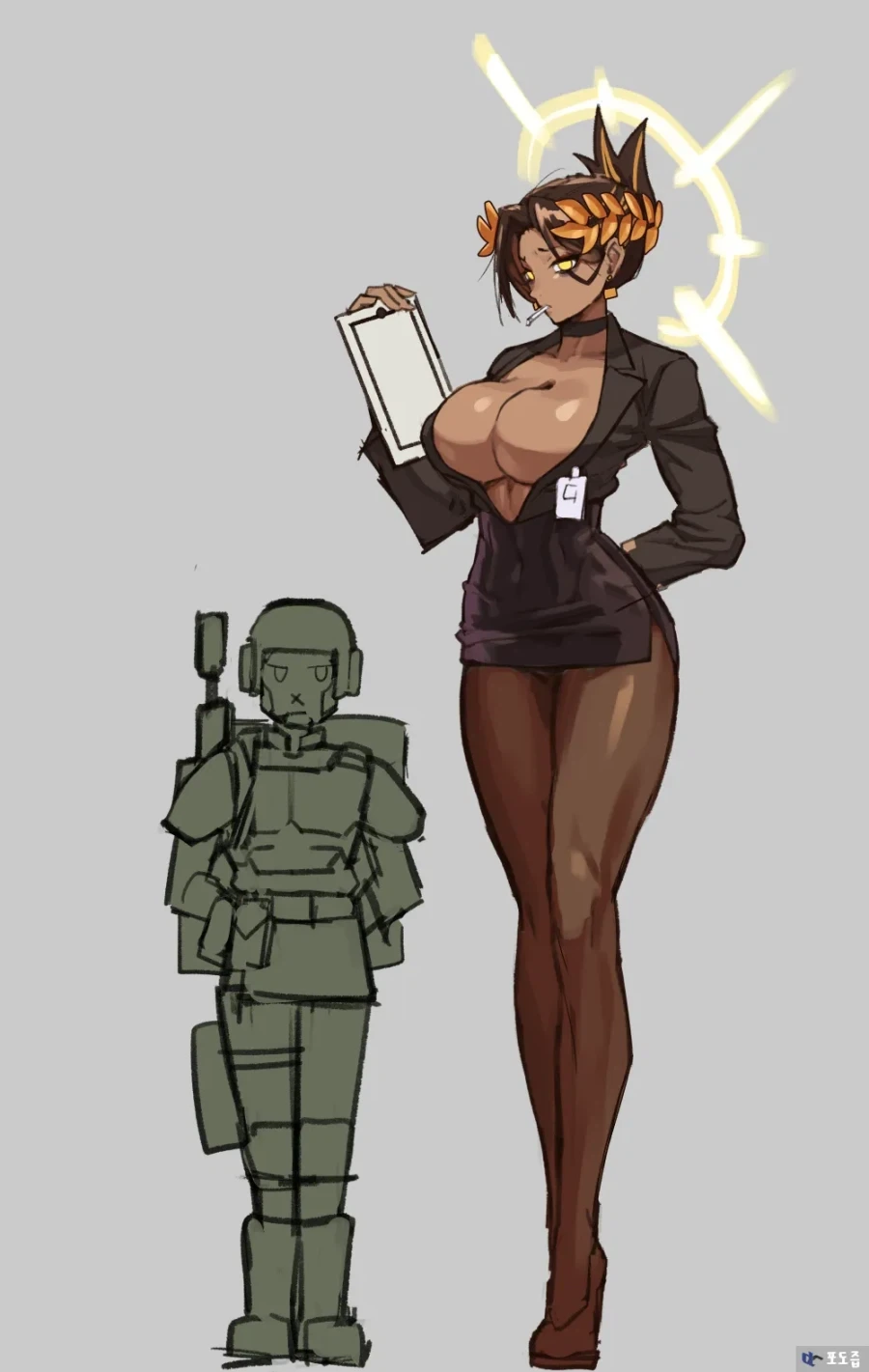 흑발 태닝 문신 근육 장신 쿨계 눈나.jpg_10.webp