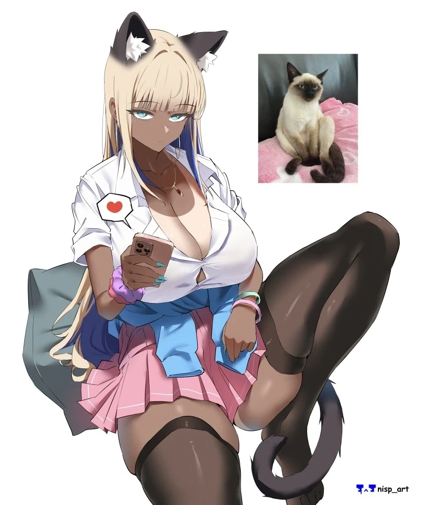 샴고양이 = 태국 흑갸루_1.webp