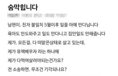 남편이 친자 불일치 이후 아무것도 안해요.jpg_1.webp