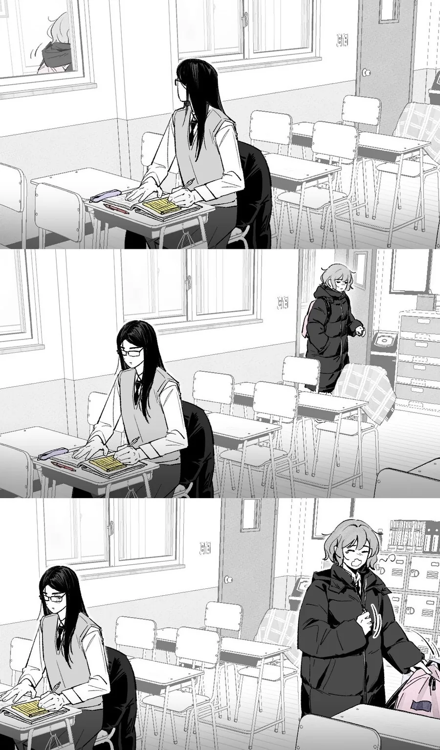 학교에서 치마 안 입고 온걸 깨달은 .manwha_1.jpg