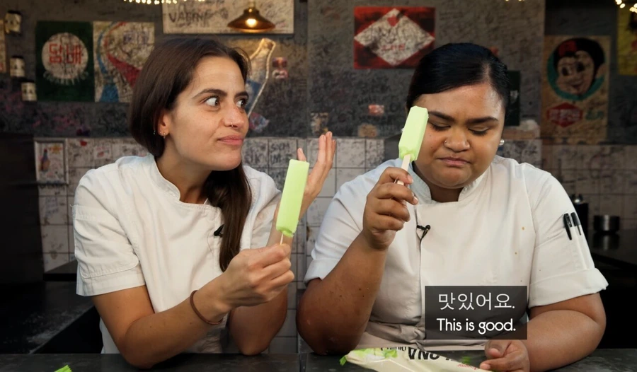 영국 셰프들의 아이스크림 메로나 맛평가.jpg
