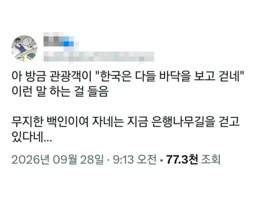 지뢰밭에서 밑을 안 보는 외국인_1.webp