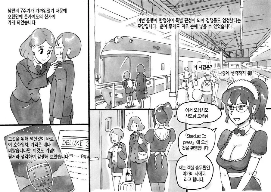 엄마와 아들이 열차 크루즈로 여행하는 만화_3.jpg