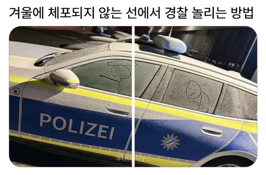 누가 순찰차에 낙서해 놓았는데.jpg_1.webp