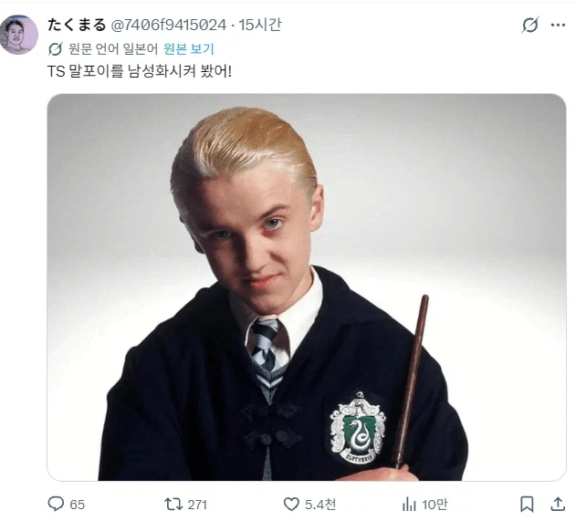 말포이) 이젠 별 이상한 버전이 다 나오네 ㅋㅋㅋㅋㅋㅋㅋ_1.webp