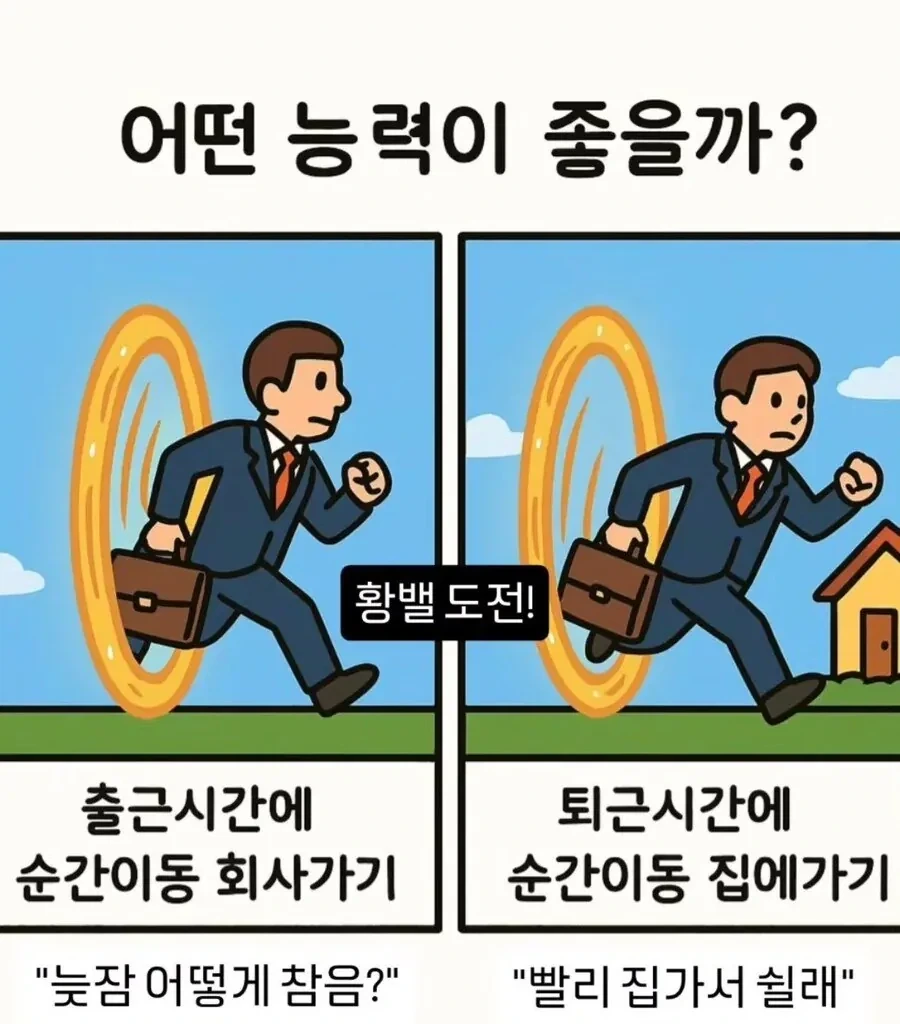 출근 vs 퇴근 순간이동.jpg_1.webp