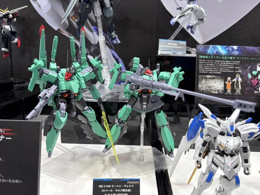 HG 리벤 볼프 스페이스 울프대 사양 & MG 스펠비어 GN-X 전시 사진 2_2.webp
