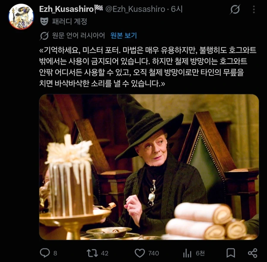 해리포터) 한국에선 아직 훌리건 맥고나걸이 주류인데_1.webp
