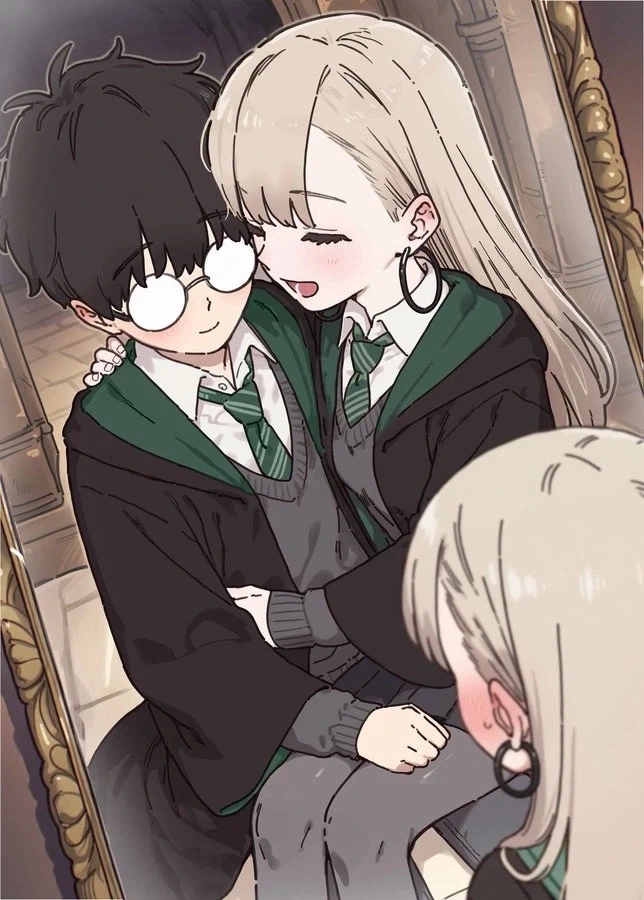 해리포터)말포이와 소망의 거울.jpg_1.webp