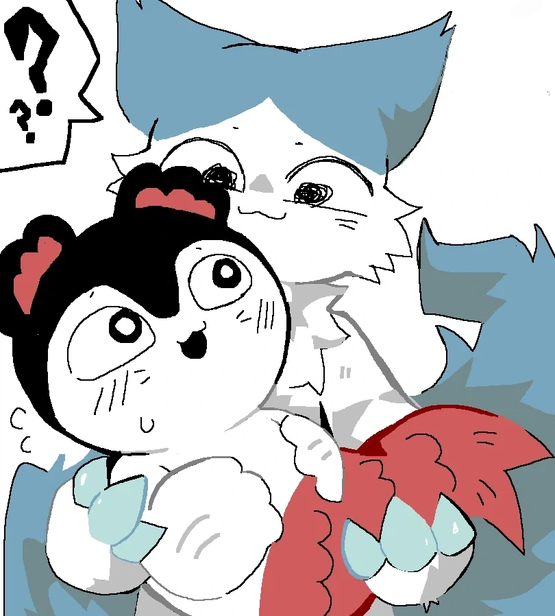 치이카와) 뭔가 수상한 하치와레 괴물화 팬아트_3.webp