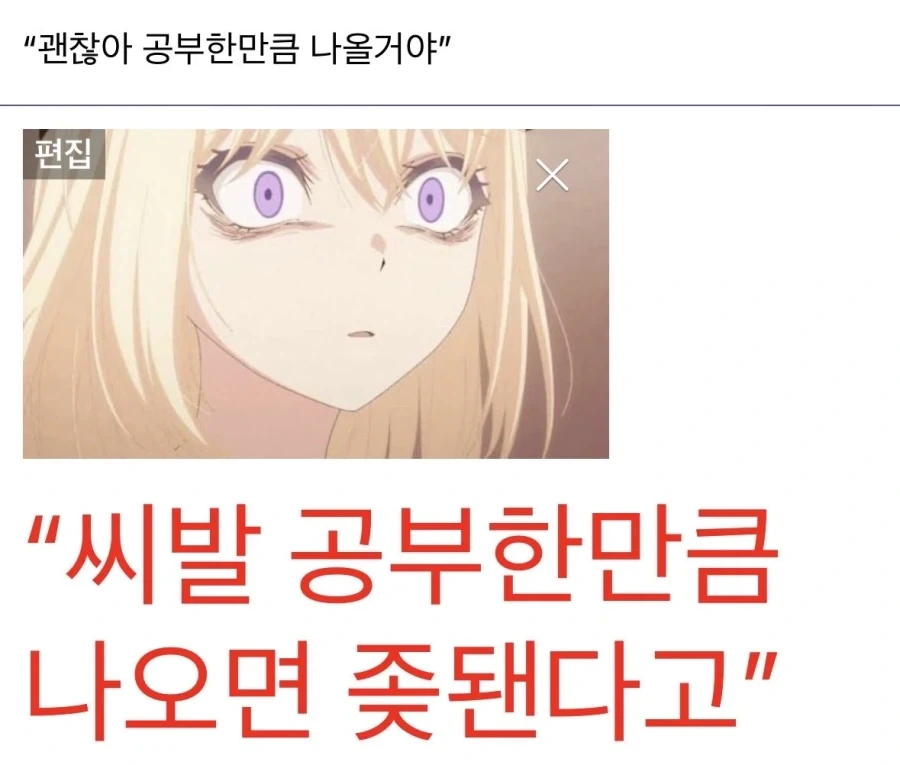 걱정하지마! 공부한 만큼 나올 거야!_1.webp