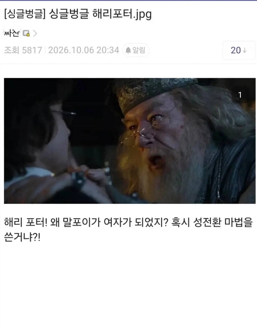 덤블도어 : 해리포터! 왜 말포이가 여자가 되었지?_1.webp