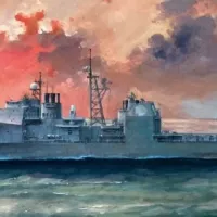 [아카데미 과학] 1/700 USS 벙커 힐 1991 런너 사진